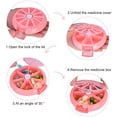 thumbnail image 3 of ZOUSSIQI Portable Rotating 7 Day Medicine Vitamins Container Storage Dispenser, Cute Fruit () CA919-59520, 3 of 8