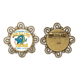 thumbnail image 1 of Broche de flores ilustración Cute Blue Yellow Lantern Fish Unbranded M, 1 of 3