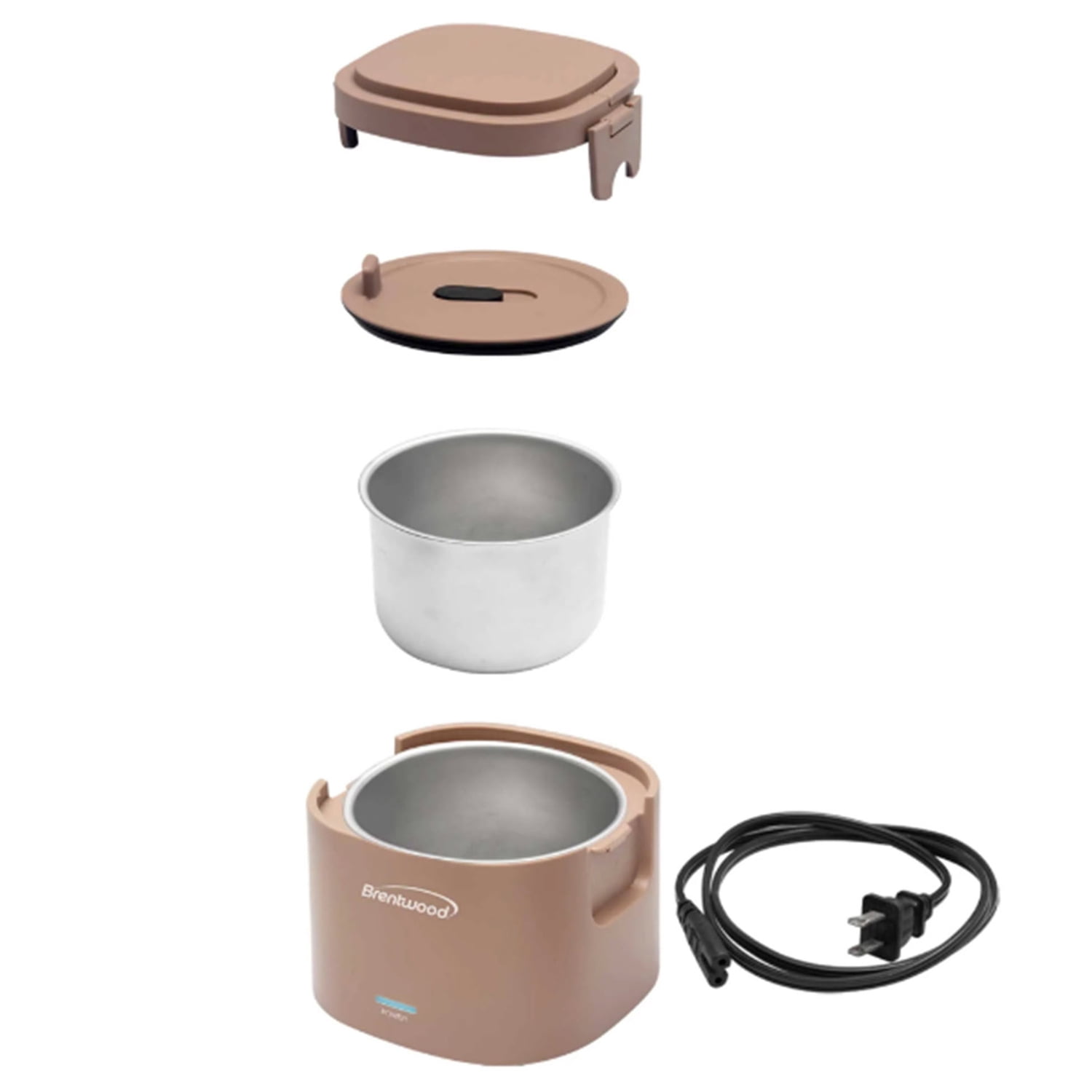 Brentwood 110-Volt 50-Watt 0.625-Qt. Portable Leakproof Electric Lunch Box (Pink), ELB-600PK
