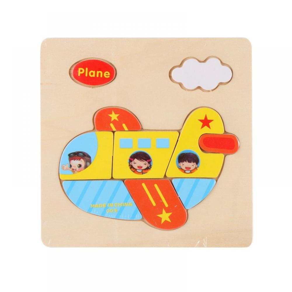 Wooden Color & Shape Cognitive Toy Peg Jigsaw Puzzles for Baby Geometry 