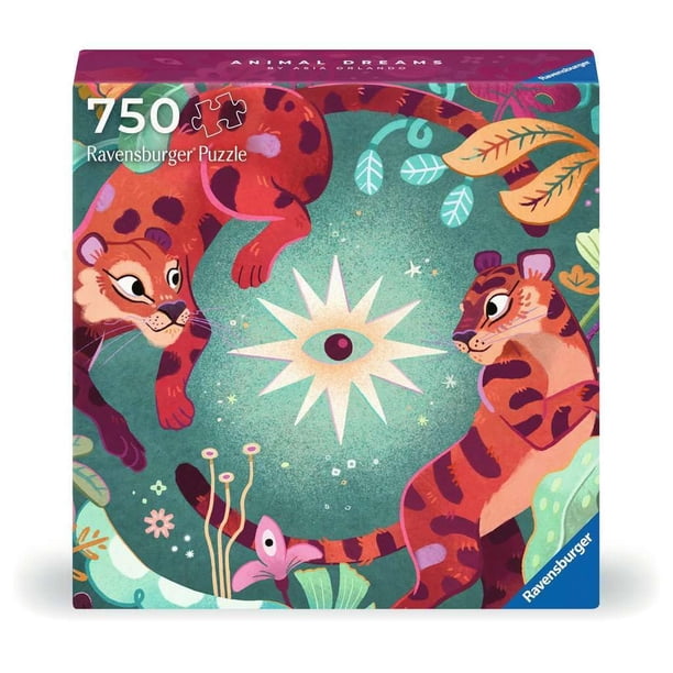Rompecabezas Ravensburger Art & Soul Animal Dreams, 750 piezas