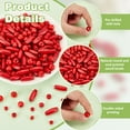 thumbnail image 4 of 1set 480pcs Red Wooden Spacer Beads - Round Barrel Wood Beads with Large Hole for Christmas Decoration Macrame Arts Crafts & Jewellery Making, 4 of 6
