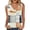 Khaki-14, variant on Perfectbot Women's Summer Sleeveless Blouse - Floral Print V-Neck Tank Top, Business Casual Wear