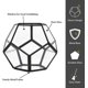 thumbnail image 4 of Terrario geométrico de mesa, 7,8 x 7,8 x 6,5 pulgadas, metal con contenedor de terrario para suculentas de vidrio, macetero de aire, joyería, decoración de boda, caja de cartón con flores, portavelas, 4 of 6
