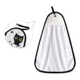 thumbnail image 2 of Black Cat Footprint Pattern Hand Towel Quick Drying Home Storage Kitchen Towel Hooks Dish Cloths, 2 of 6