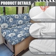 thumbnail image 6 of FOR U DESIGNS Dandelion Print RV Dinette Cushion Covers Wear-Resistan Camper Cushion Slipcover Elastic 2 Seat Sofa Chair Cover 1 Backrest Covers and 1 Bench Covers, 6 of 7