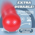 thumbnail image 6 of BESTSKY Exercise Ball,29.53in Balance Ball,Anti-Slip Workout Ball,Red, 6 of 7