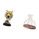 thumbnail image 5 of Figura decorativa moderna de animal con soporte. Única decoración de escritorio multiusos para entrada, sala de estar, cocina, estantería, mesa o, 5 of 8
