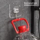 thumbnail image 5 of Ganchos de pared autoadhesivos de gran tamaño, ganchos impermeables transparentes resistentes de 22 libras para organizador de almacenamiento de cocina y baño, 5 of 5