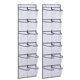 thumbnail image 1 of Organizador de zapatos MISSLO para colocar sobre la puerta, 12 bolsillos grandes de malla, 2, 1 of 7