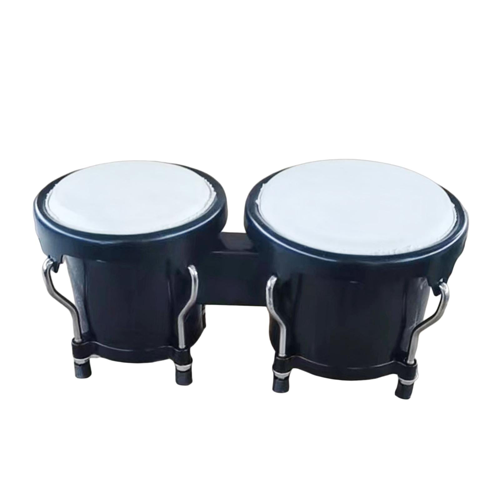 LeeQinersw African Drum Drum, Music Instruments, Bongo Drum Set for Birthday Gifts,Children Black