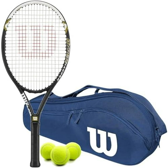Wilson Hyper Hammer 5.3 Tennis Racquet Bundled with a Wilson Advantage 2.5 Tennis Bag – Optional Accessories$$Sport & Recreation Other