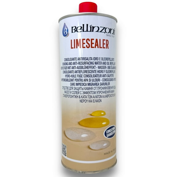 Bellinzoni - Limesealer - Water and oil repellent, bonding and anti resurfacing 1 Liter
