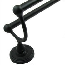 Rusticware 8222BLK Midtowne Black 24 In. Double Towel Bar