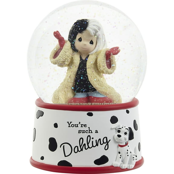 Disney Cruella De Vil You’re Such A Dahling Precious Moments Musical Snow Globe, Count 1
