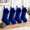 Blue-4-Cable Knit, variant on Blue Cable Knit Christmas Stockings, 4 Pack, 13.70 x 8.70 x 2.40 Inches