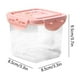 thumbnail image 3 of Recipientes de plástico reutilizables para preparar comidas (650 ml) | Frascos herméticos a prueba de fugas con tapas selladas | Apilables para guardar refrigerios, postres, helados y mermeladas |, 3 of 8