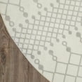 thumbnail image 5 of Nourison Astra Machine Washable Bohemian Ivory 7'10" x Round Area Rug (8 Round), 5 of 10
