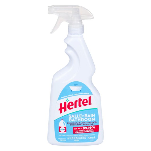 Hertel Bathroom Disinfectant with La Parisienne Bleach, 700ml