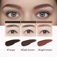 thumbnail image 2 of Cepillo de cejas multifuncional Bevel Wild Eyebrow Eyeshadow Contour Makeup Brush Cepillo de cejas portátil Crema para cejas Suit - Marrón claro | 32820, 2 of 3