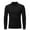Black, variant on Qingpeng Men's Casual Turtleneck Pullover Sweaters Long Sleeve Slim Fit Warm Basic Tops