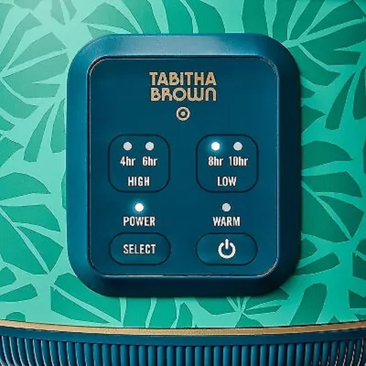 Tabitha Brown 6QT Slow Cooker 6qt 3 Settings Removable Ceramic Pot