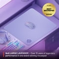 thumbnail image 4 of SteelSeries QcK Large Gaming Mouse Pad — Lavender— Non-Slip Silicone Rubber Base — Peak Tracking and Stability  — 490 mm x 420 mm, 4 of 7