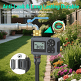 thumbnail image 3 of Hose Water Timer, Programmable Sprinkler Timer with Rain Delay/Manual/Automatic Drip Irrigation System for Outdoor Garden Yard, 1 Outlet, 3 of 7