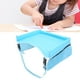 thumbnail image 5 of Bandeja para asiento de seguridad de coche, impermeable, para cochecito de bebé, mesa, escritorio, soporte de almacenamiento, color azul cielo, 5 of 5