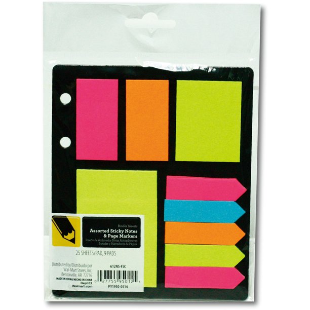 Notebook Sticky Note Page