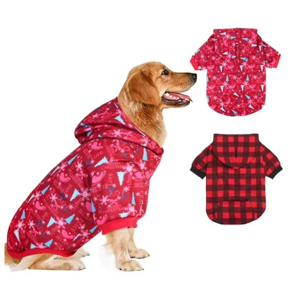 GreenJoy 2 PCS Dog Hoodie Sweatshirt Sweater for Extra Small Dogs Cat Puppy Clothes Coat Warm and Soft