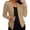 Beige, variant on Women’s Casual V Neck Suit Jackets Long Sleeve Blazers Open Front Solid Work Tops Lightweight Office Shirts Dark Gray M