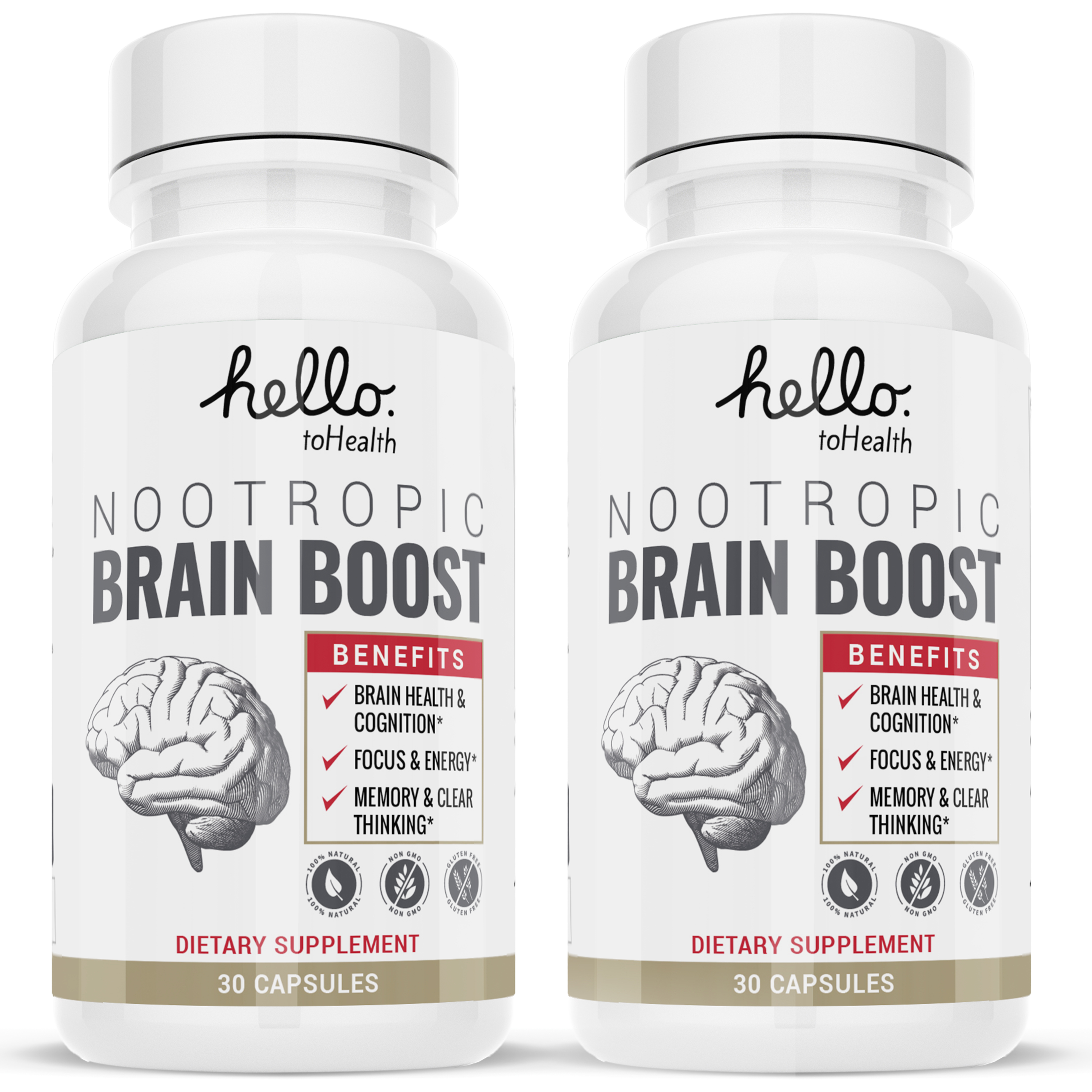Brain Booster Nootropic Supplement for Mental Clarity ...
