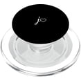 thumbnail image 1 of PopSockets PopGrip para MagSafe con la letra inicial J en forma de corazón, color blanco, 1 of 5