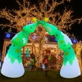 DAKIMOE 9 Ft Christmas Inflatables Tree Archway, New Inflatable