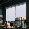 thumbnail image 2 of AOSKY Cordless Blackout Roller Shade for Window,High-Grade Blinds with Spring System. UV Protection,Durable,Easy.The More Suitable Choice in Shades for Home and Office,44" W x 72" H,White, 2 of 5