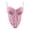 #0042-Pink, variant on Women's Sequin Bustier Crop Top Mesh Corset Top Push up Rhinestone Diamond Bra Club Party Vest Detachable Straps Gift