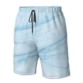 thumbnail image 4 of Fotbe Blue Marble Trajes de Baño Estampados para Hombre, Shorts de Verano de Secado Rápido, Ropa de Playa, Bañadores-3X-Large, 4 of 6