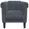 thumbnail image 2 of vidaXL Adult Sofa Chair - Dark Grey Velvet, 2 of 5