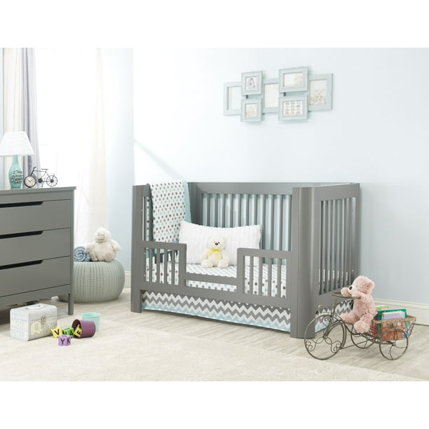 Sorelle Chandler Crib Toddler Rail, Grey