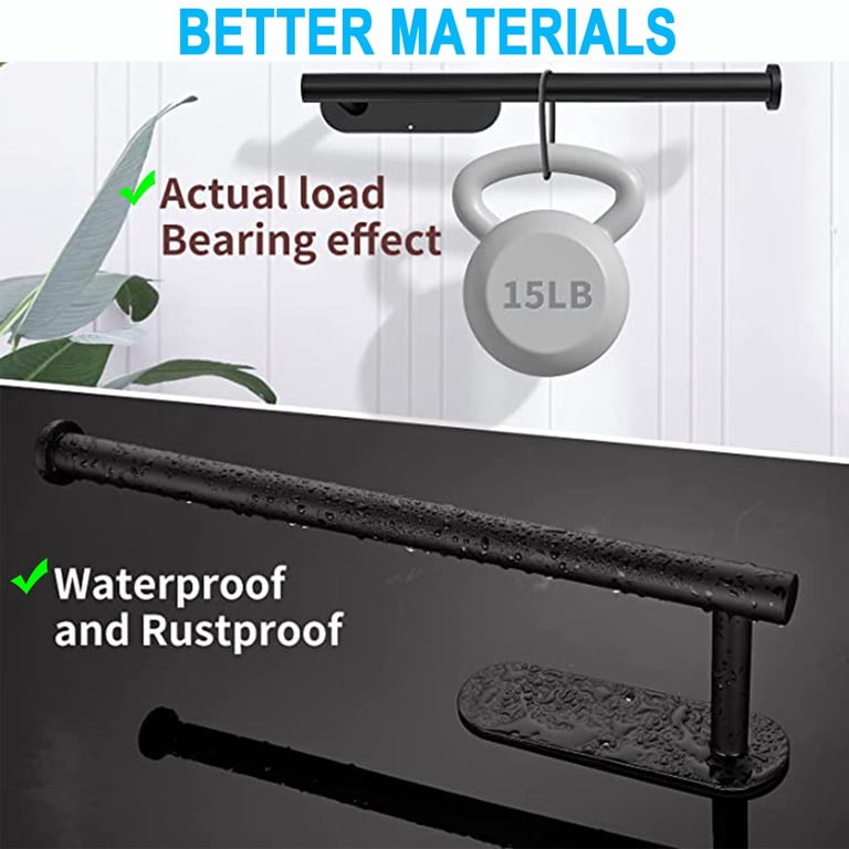 Stainless Steel Under Cabinet Paper Towel Holder photo 5