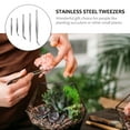 thumbnail image 3 of Shuliwen 5x Stainless Steel Tweezers for Garden, Kitchen & Outdoors, 3 of 10