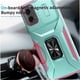 thumbnail image 4 of Funda para GANGXUN Motorola Moto G 5G 2024 - Soporte metálico, Función magnética, Verde, 4 of 5