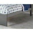 thumbnail image 4 of Bowery Hill Modern Wood Queen Bed with Footboard/Trundle in Gray, 4 of 4