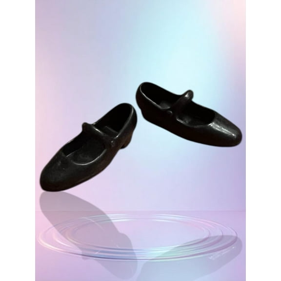 Doll Black Mary Jane’s Pointy Toe Shoes