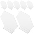 thumbnail image 1 of unbranded 18Jgo Marcadores Acrílicos Para En Forma Hexagonal Transparente Para Eventos Y Fiestas, 1 of 8