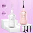 thumbnail image 4 of Heated Eyelash Curler with Adjustable Temperature Settings and Multiple Brush Heads for Instant Curled Lashes, 4 of 4