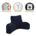thumbnail image 2 of Majestic Home Goods Decorative Villa Navy Reading Pillow, 2 of 6