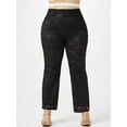 thumbnail image 3 of Rosegal Women's Plus Size & Curve High Rise Lace Pants, 3 of 5