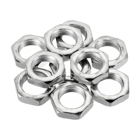 

Uxcell M20x1.75 Steel Hex Nuts Zinc Plated Hardware Nuts Screw Bolt Fasteners 8mm Height 10 Pack